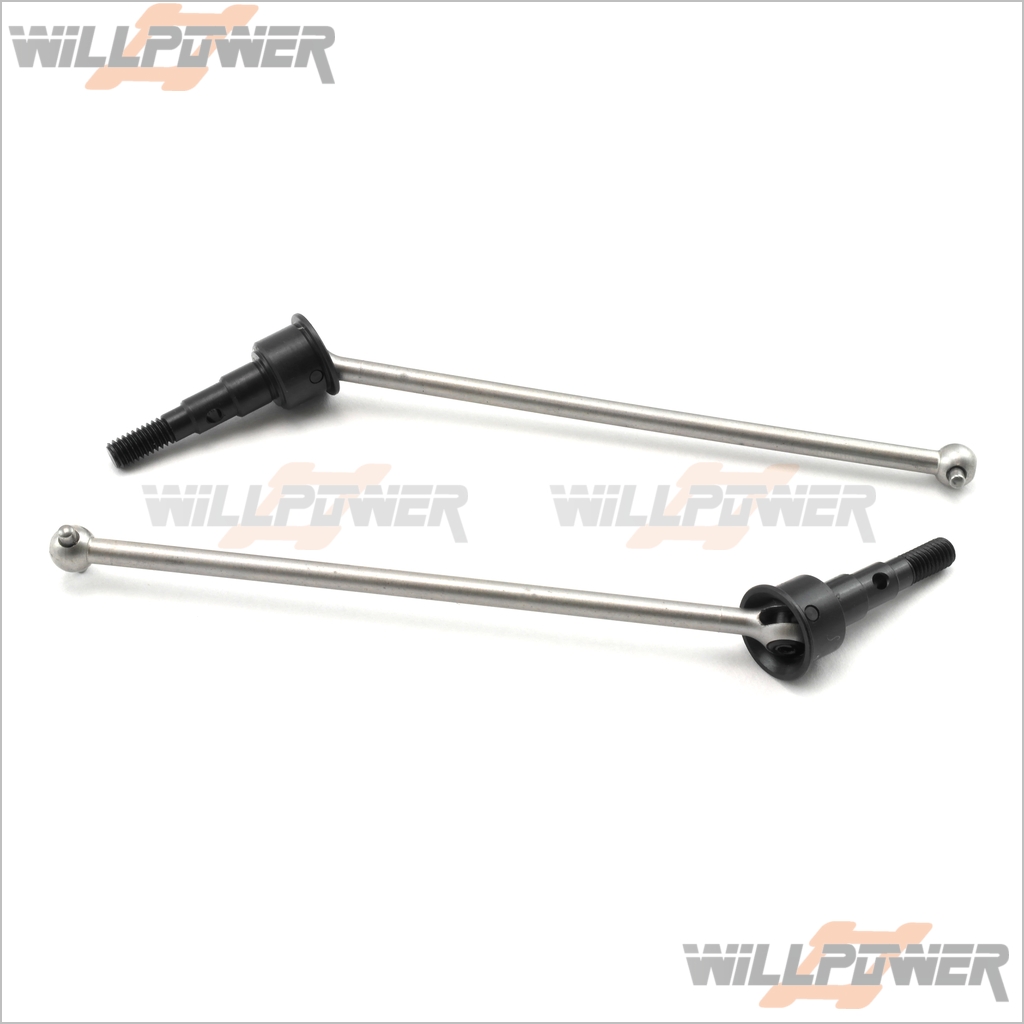 Radio Control-WillPower Front vitesse constante Drive Drive Shaft #11216 HOBAO Hyper 10SC//Hyper Mini Star Trek