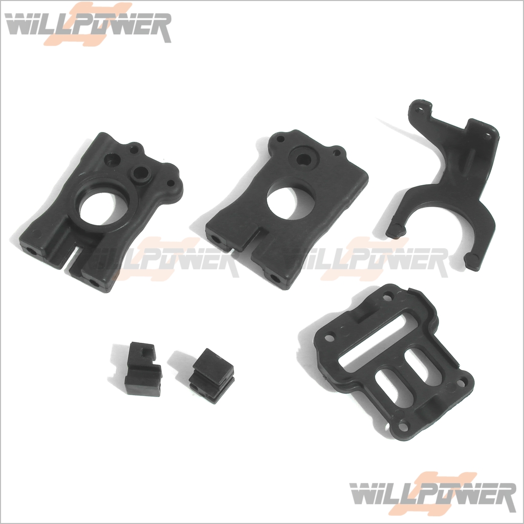 Z-Car Z10XB Mount #10800 Center Diff RC-WillPower