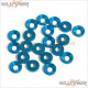 WeiHan Alum. 3mm Countersink Washer (Blue/20 pcs) #WH-227