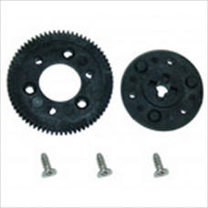 G.V. Model Main gear 70T & gear mount. Can be used by Electric Buggy, Electric Touring car, Electric Truck #EL0061 [.10 EP Car]