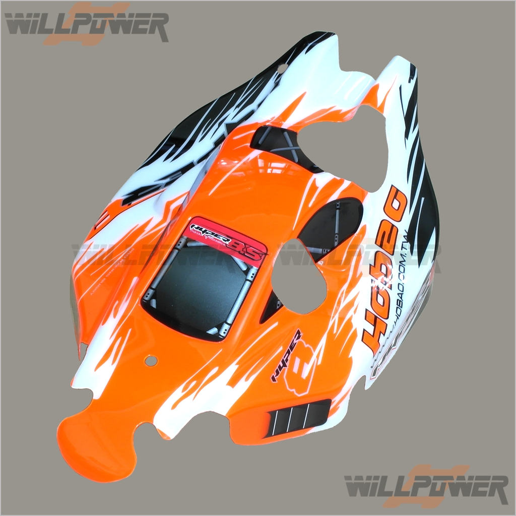 HOBAO Painted Printed Body Shell Cover 88077OR Hyper 8