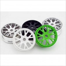 HOBAO Wheels/Rims White #87500W [M17][Hyper 7]