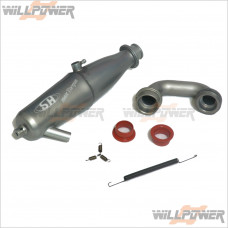 SH 1/8 In-line Muffler Exhaust Pipe #SA211D