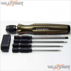 WeiHan Hex Wrench set 4 pieces (magnet) #WH-475