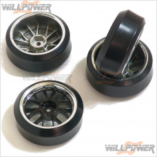 WeiHan 1/10 Wheels + Yokomo Drift Tyres #WH-499