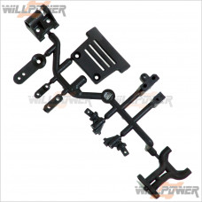 HongNor Bumper, Radio Tray Post, Body Post * 1set #TM-59 [SCRT-10][NEXX10][CRT.5]