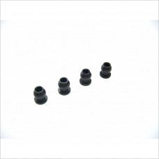 HongNor CNC Alum. Ball Socket, 6mm, lightweight * 4pcs #398B [X3S 3.0 EVO][SCRT-10][NEXX8]