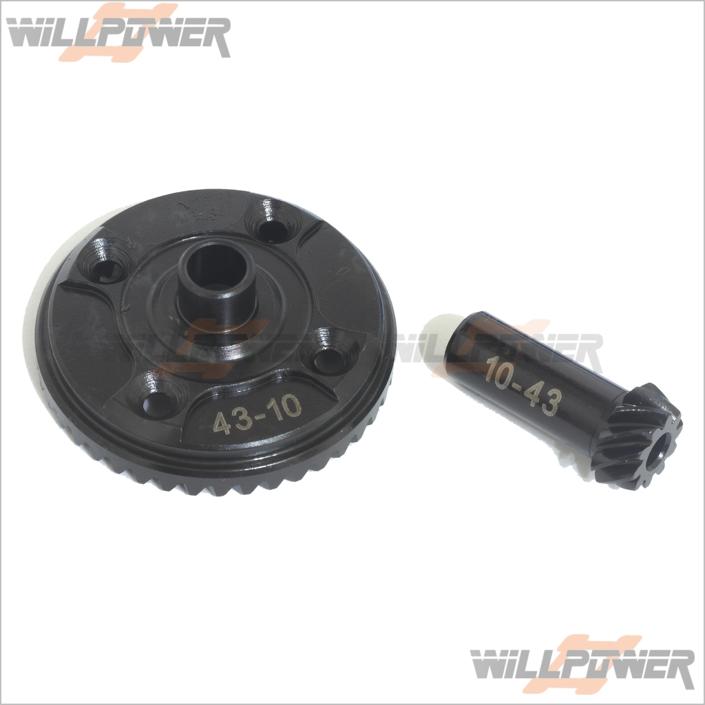 RC-WillPower Spiral Bevel Gear 45T #XT-26 HongNor NEXX8T/X2CRT