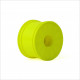HongNor Dish Wheel, 28mm for Truggy, Yellow * 4 pcs #B-28Y [X1CRT]