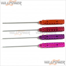 WillPower 2-sided Hex Wrench set 4 pieces 1.5 / 2 / 2.5 /3 mm #HexWrench
