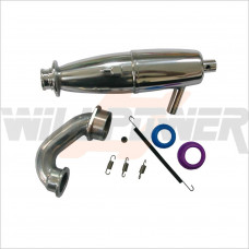 HongNor 1/10 Pipe Set, N-12 Turbo (6mm) * 1 set #PI-105R