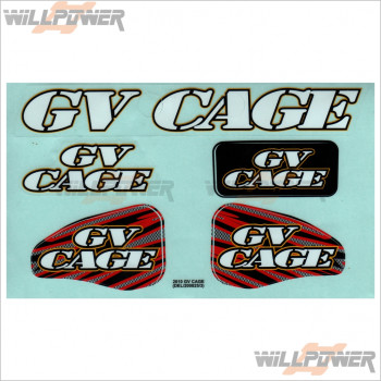 G.V. Model Decal Set for GV CAGE #DEL200825GV [CAGE]