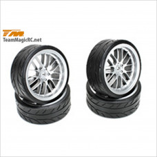 TeamMagic 8 Spoke Wheels Rims Tyres Tires #503330FS [E4D][E4]