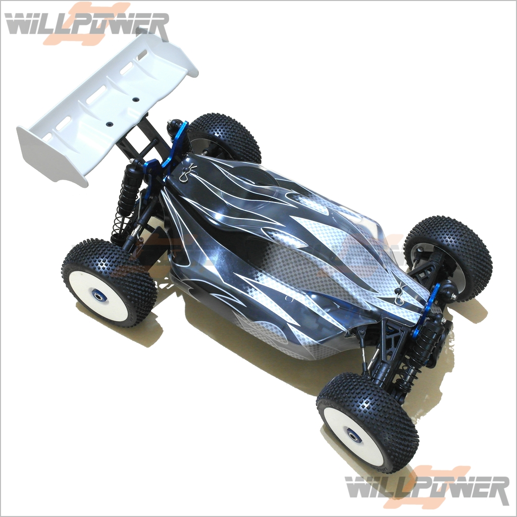 buggyuy@さま専用ページです。 1/8 GT用タイヤ ホワイトスポークホイル ミディアム [GTB02-XW5