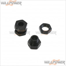 HongNor 17mm Wheel Hub +1.9mm #X3S-15 [X3e SABRE][X3S 3.0 EVO][X3-GTe][X3-GT][X3 SABRE]