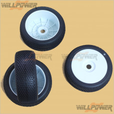 VP Pro Striker 1/8 Buggy Tyre (Unglued) (Tyre + Insert + White Rim) UF #VP803U-RW-UF
