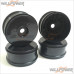 HongNor 1/8 Dish Wheels, Light-weight, Black * 4 #361BK [X1CR]