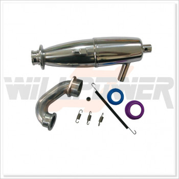 HongNor In-line Rear Exhaust Pipe #PI-104R [CD3]