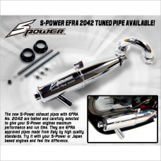 S-POWER EFRA 2042 Tuned Pipe Set (Made in Italy) #SP-80101