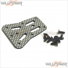 Sworkz S104 Carbon Fiber Steering Bellcrank Plate #SW-330340 [S104 EK1]