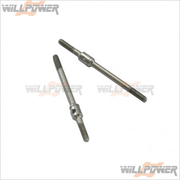 Q-World STAINLESS STEERING ROD Turnbuckle 3*55 #LC-2605