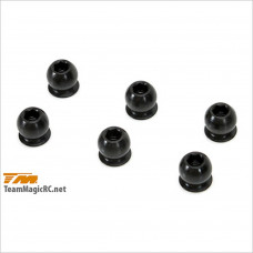 TeamMagic 5.8mm Hex Socket Steel Ball-Short Neck (6) #115034 [T8][E4RS III]