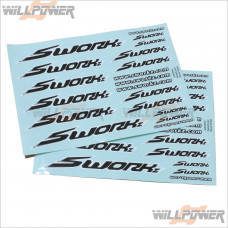 Sworkz SWORKz Speed Logo Sticker #SW-510053