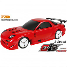 TeamMagic 1/10 G4D Rubber Tyre RTR (2 speed)-RX7 #502091A-RX7
