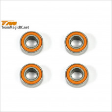 TeamMagic 5x10x4mm Dust-Resistant Bearing Orange #150510O [G4JR][G4]