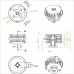 Alturn Pancake Multi-Rotor Brushless Motor - OD 42mm-KV 420 #ABSM-42mm-KV 420