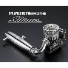 O.S. SPEED R21 Shimo Edition w/ T-2080SC Muffler Pipe #1AM00