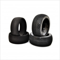 HOBAO HoBao Hyper L-Pattern Tire + Foam Insert (black) 2PCS #89154 [Hyper H4E][Hyper 9]