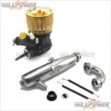 O.S. Speed 21 XZ-B Spec.II Gold Edition Engine + EFRA 2042 T-2060SC Pipe #1217B005