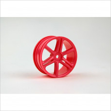 HongNor 1/10 6-Spoke Wheel, Red #ES-43R