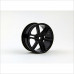 HongNor 1/10 6-Spoke Wheel, Black #ES-43BK