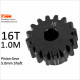 K Factory M1.0 Pinion Gear for 5mm Shaft 16T #K6602-16 [E6 III BES][E6 III][E5]