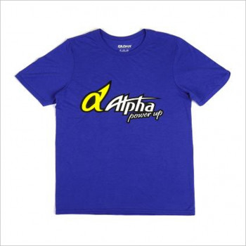 Alpha 短袖T恤(藍)-S #AP-X0000S6