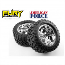 CEN Racing AF Legend SS8 Wheels Fury Tires #CKR0506 [Reeper][Colossus XT]