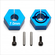 Team Associated FT Clamping Wheel Hexes, 7.0 mm offset #91610 [AE]