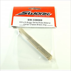 Sworkz Brass Material Center Chassis Brace #SW-338069 [S35-4E]