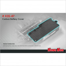 HongNor Carbon Battery Cover for Nitro #X3S-47 [X3 Series]