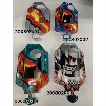 G.V. Model Painted Printed Body Shell Cover #200802X01 [REX-X]