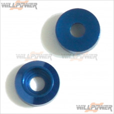 PR 3x9mm Clutch Bell Bearing Washer (Blue) 2pcs #WP-BCN
