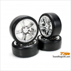 TeamMagic 5 Spoke Wheels Rims Tyres Tires #503329S [E4D][E4]
