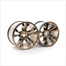 HOBAO Chrome Bronze Wheel ,2PCS #OP-0087 [Hyper MT]