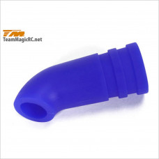 TeamMagic 1/8 Silicone J-Shape Exhaust Coupler (1) BLUE #119023B