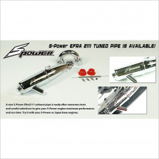 S-POWER EFRA-2111 Tuned Pipe #SP-80102