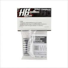 HB Racing HBS113060 HB Racing Front Shock Spring (White - 54.4g/mm) #113060 [D413]