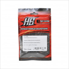 HB Racing D216 - CHASSIS BRACE POST (BLACK/4pcs) #116295 [D216]