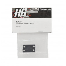 HB Racing HBS67625 HB Racing Differential Mount Spacers (2) #67625 [D8T][D8]